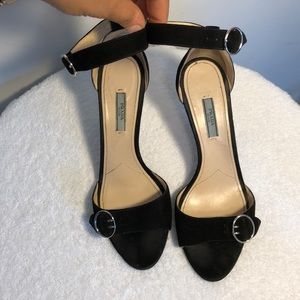 Prada Suede High Heal Sandals